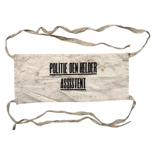 Original WWII Dutch Police assistance armband Den Helder