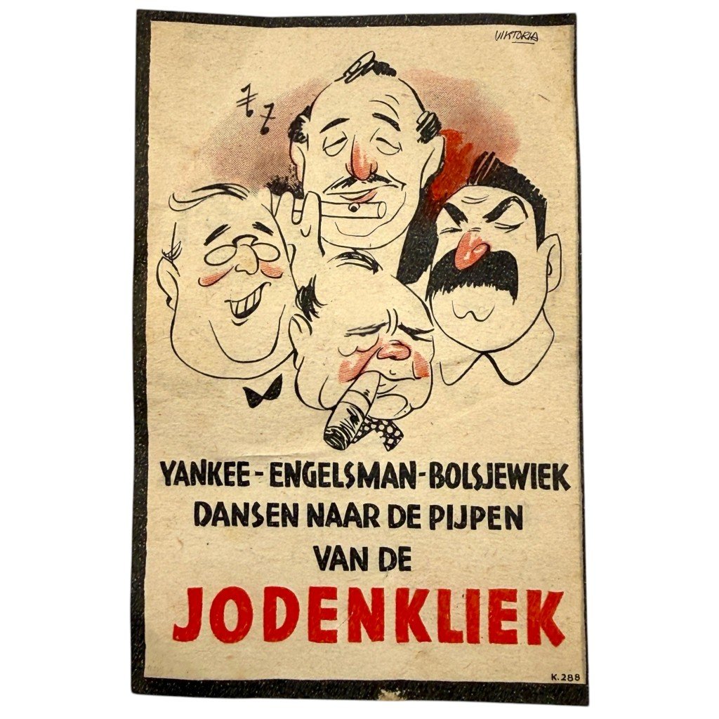 Original WWII Dutch NSB leaflet — image 3