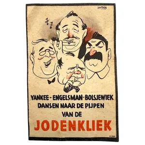 Original WWII Dutch NSB leaflet