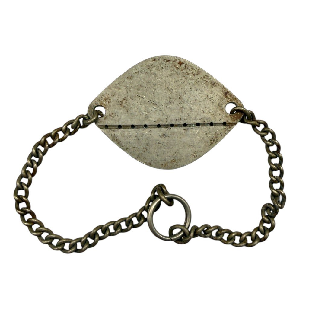 Original Pre 1940 Belgian army dog tag — image 2