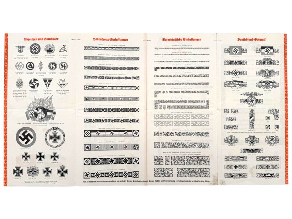 Original 1930s German NSDAP advertising leaflet Schriftgiesserei D. Stempel A.G. te Frankfurt am Main — image 4