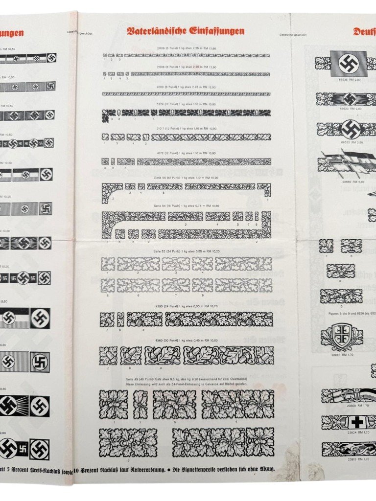 Original 1930s German NSDAP advertising leaflet Schriftgiesserei D. Stempel A.G. te Frankfurt am Main — image 8