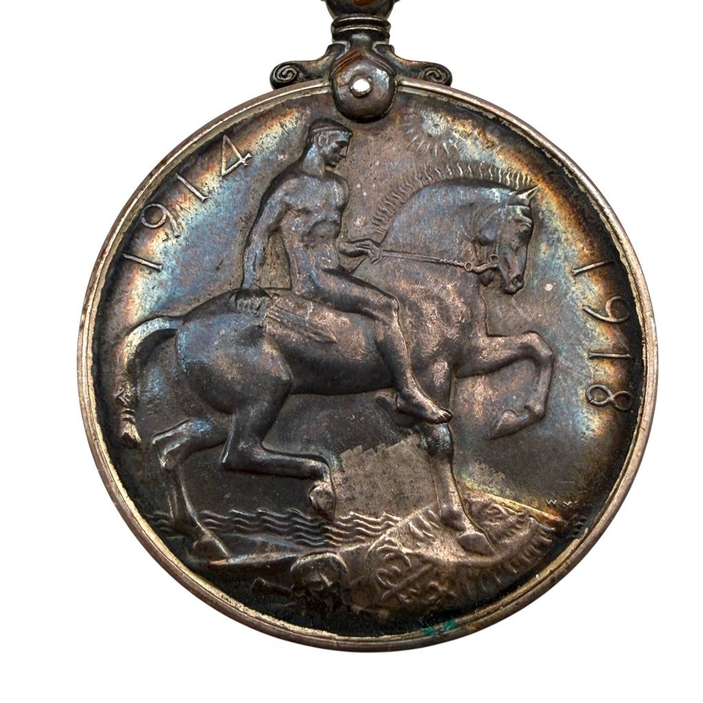 Original WW1 British War Medal 1914–1918 F. Emerick — image 4