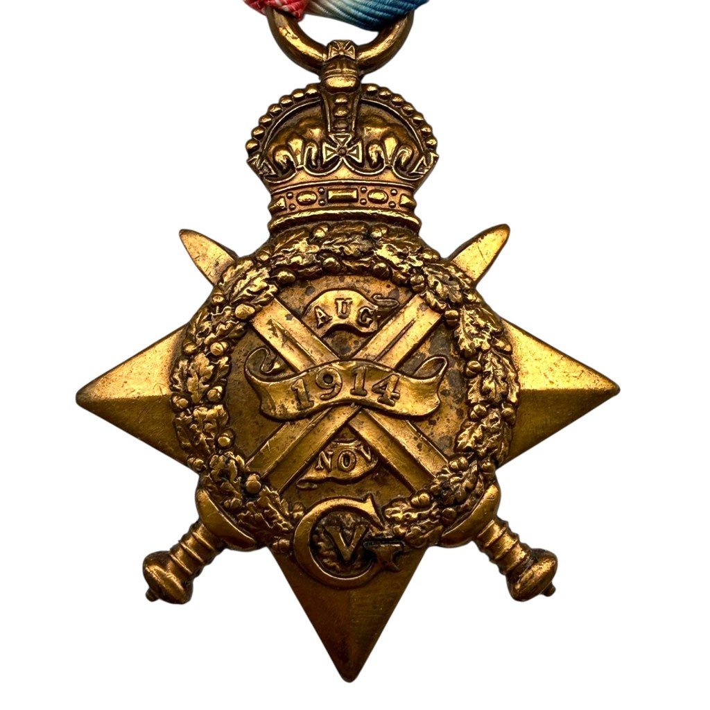 Original WW1 British 1914-1915 star medal – Lancashire Fusiliers — image 2