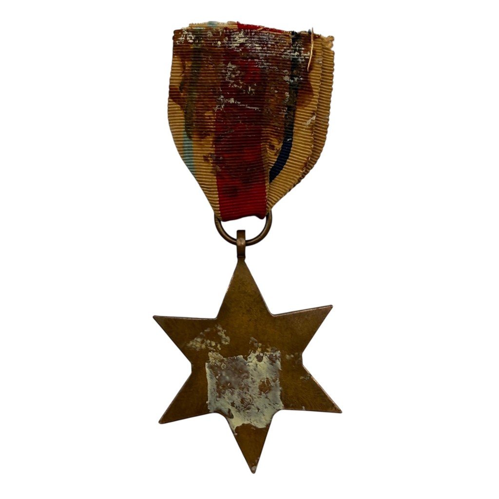 Original WWII British The Africa Star medal — image 4