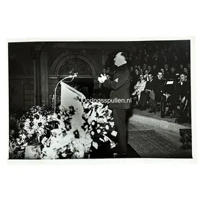 Original WWII Dutch NSB photo of Anton Mussert during a …