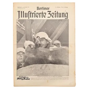 Original WWII German Berliner Illustrierte Zeitung – Scharfschütze – Otto …