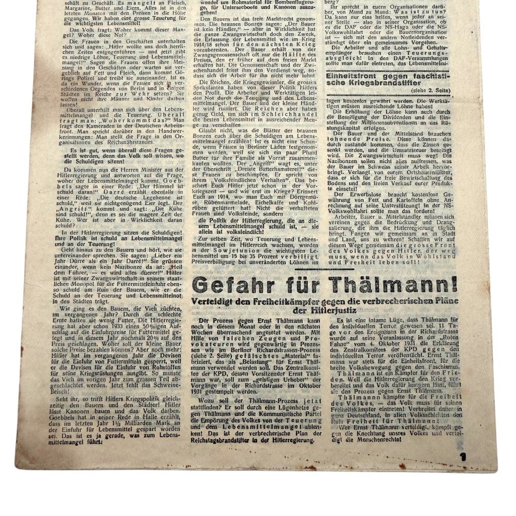 Original 1935 German communist newspaper 'Die Rote Fahne' — image 3