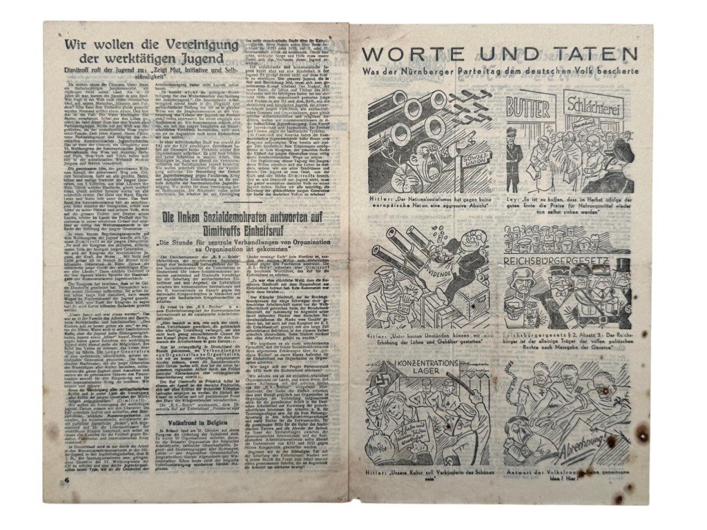 Original 1935 German communist newspaper 'Die Rote Fahne' — image 6