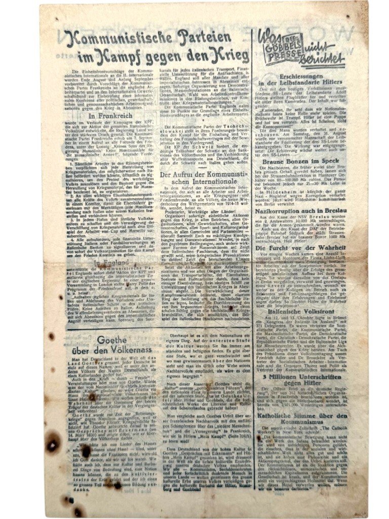 Original 1935 German communist newspaper 'Die Rote Fahne' — image 7