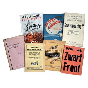 Original WWII Dutch Zwart Front Arnold Meijer brochures lot