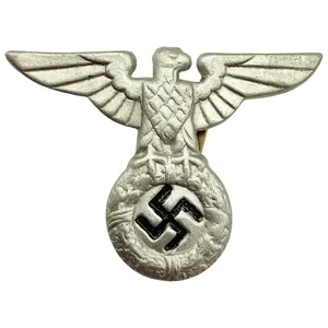 Original WWII German early SS/SA visor cap eagle