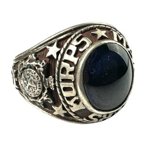 Original WWII Dutch (US made) Korps Mariniers silver ring