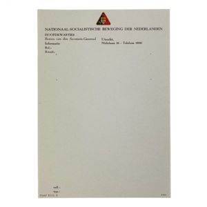 Original WWII Dutch NSB stationary