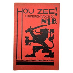 Original WWII Dutch NSB song booklet – Hou Zee! Liederen …
