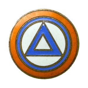 Original WWII Flemish VNV cap insignia