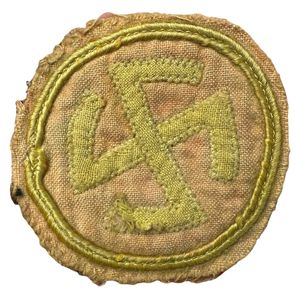 Original WWII Walloon AGRA sleeve insignia