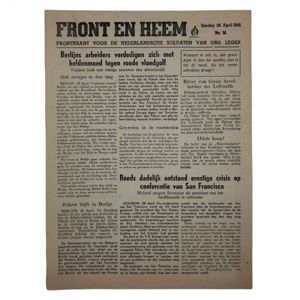 Original WWII Dutch Waffen-SS volunteer newspaper Front en Heem 29 …