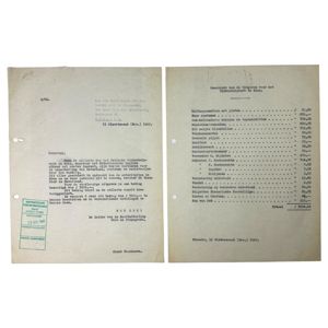 Original WWII Dutch NSB/Waffen-SS documents regarding Dutch volunteers in Graz