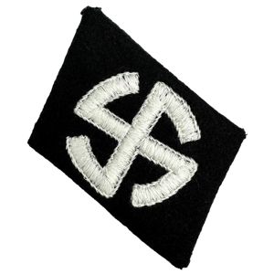 Original WWII Danish SS-Schalburgkorps collar tab