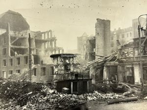 Original WWII Allied photo of Operation Carthage in Kopenhagen