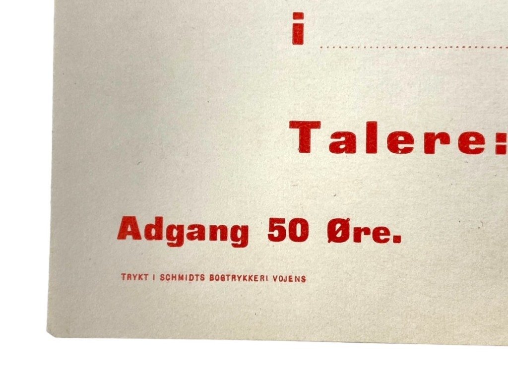 Original WWII Danish DNSAP 'Danmark vaagn op!' Flyer — image 5