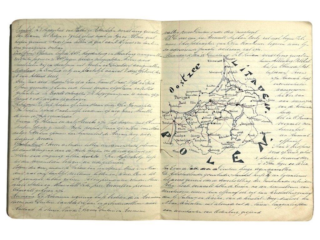 Original WWII Dutch handwritten notebooks from the town of Baarn — image 15