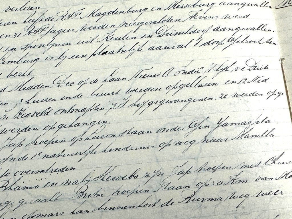 Original WWII Dutch handwritten notebooks from the town of Baarn — image 17