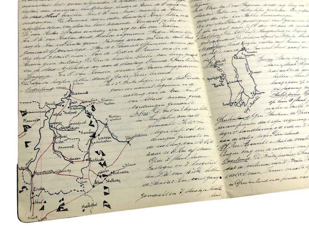 Original WWII Dutch handwritten notebooks from the town of Baarn — image 18