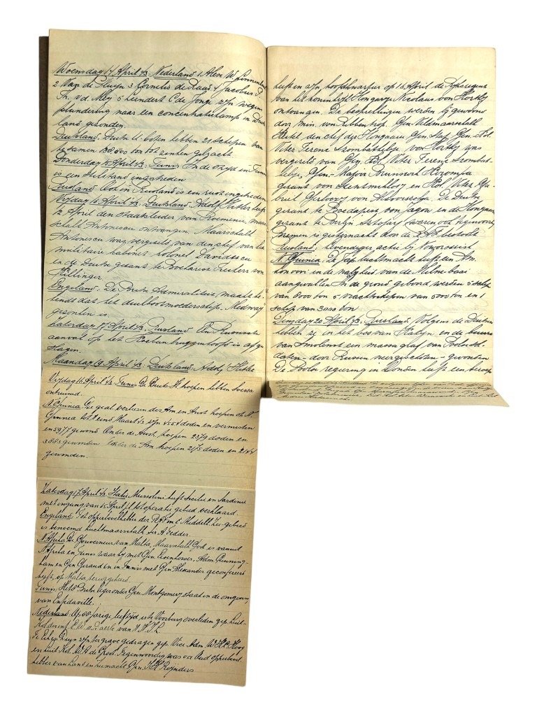 Original WWII Dutch handwritten notebooks from the town of Baarn — image 19