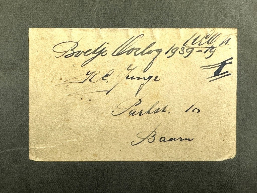 Original WWII Dutch handwritten notebooks from the town of Baarn — image 2