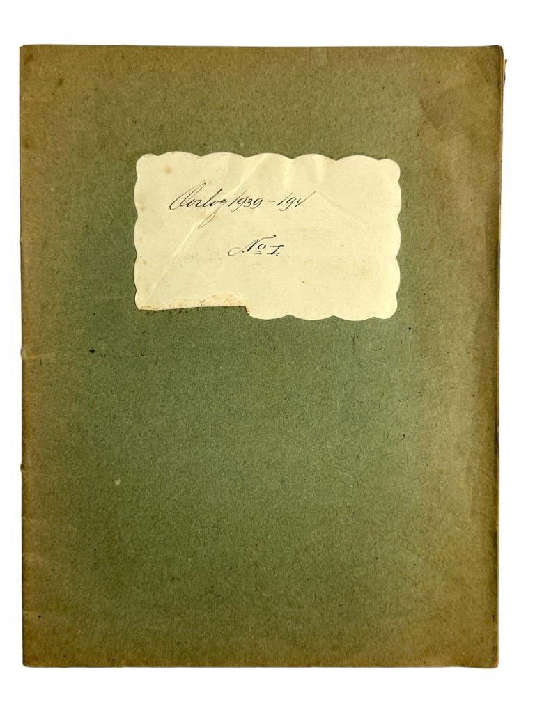 Original WWII Dutch handwritten notebooks from the town of Baarn — image 3