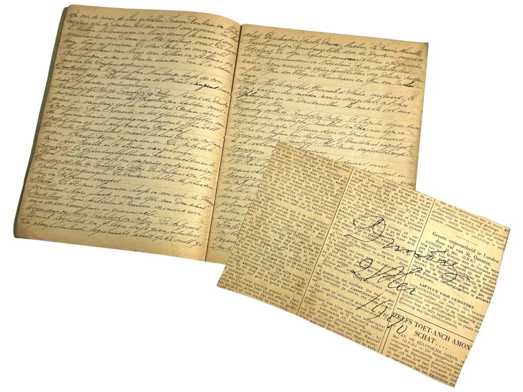 Original WWII Dutch handwritten notebooks from the town of Baarn — image 7