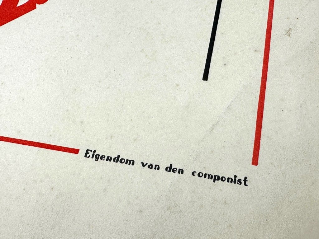 Original WWII Dutch NSB sheet music 'Boerenstrijdlied' by Melchert Schuurman — image 3