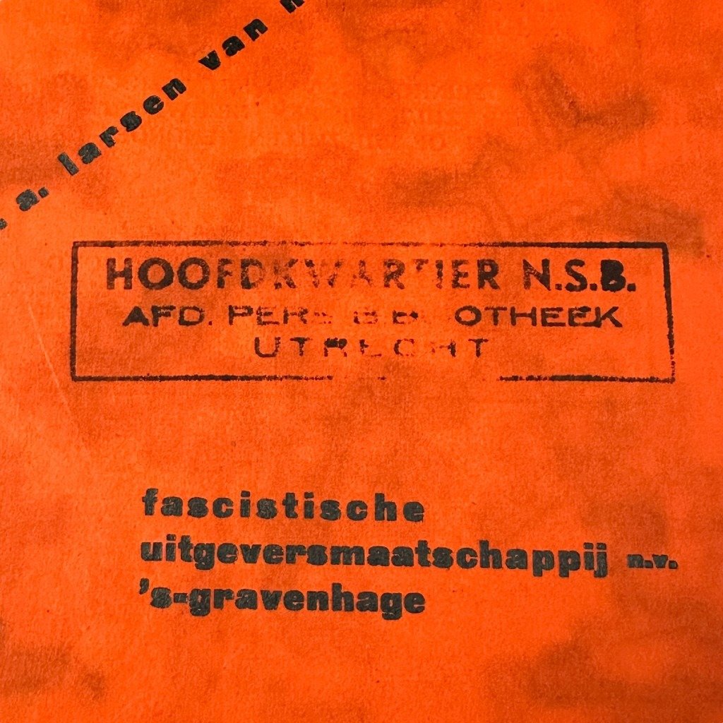 Original 1933 Dutch fascist youth union brochure 'De Jeugd voor Fascisme!' — image 2