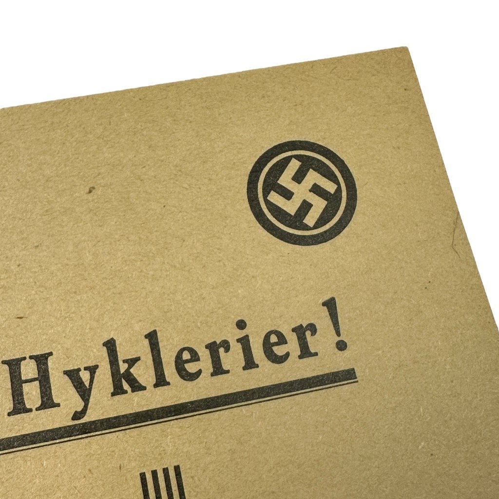 Original WWII Danish N.S.A.P. flyer — image 3