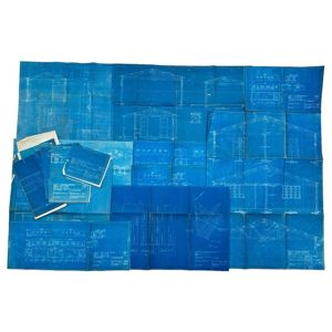 Original 1940 Dutch army blueprints for a barracks camp in …