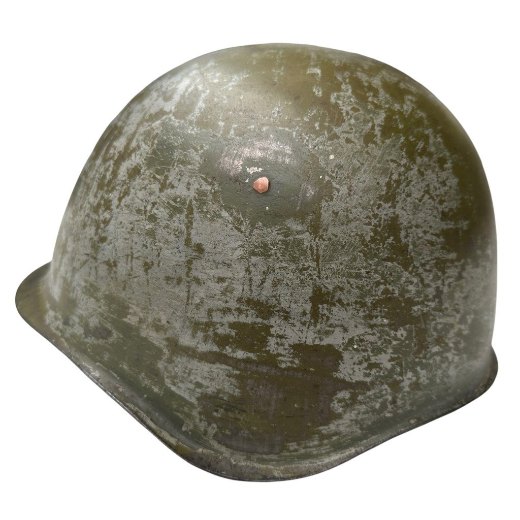 Original WWII Soviet/Russian SSH39 'Blokadnik' helmet — image 4