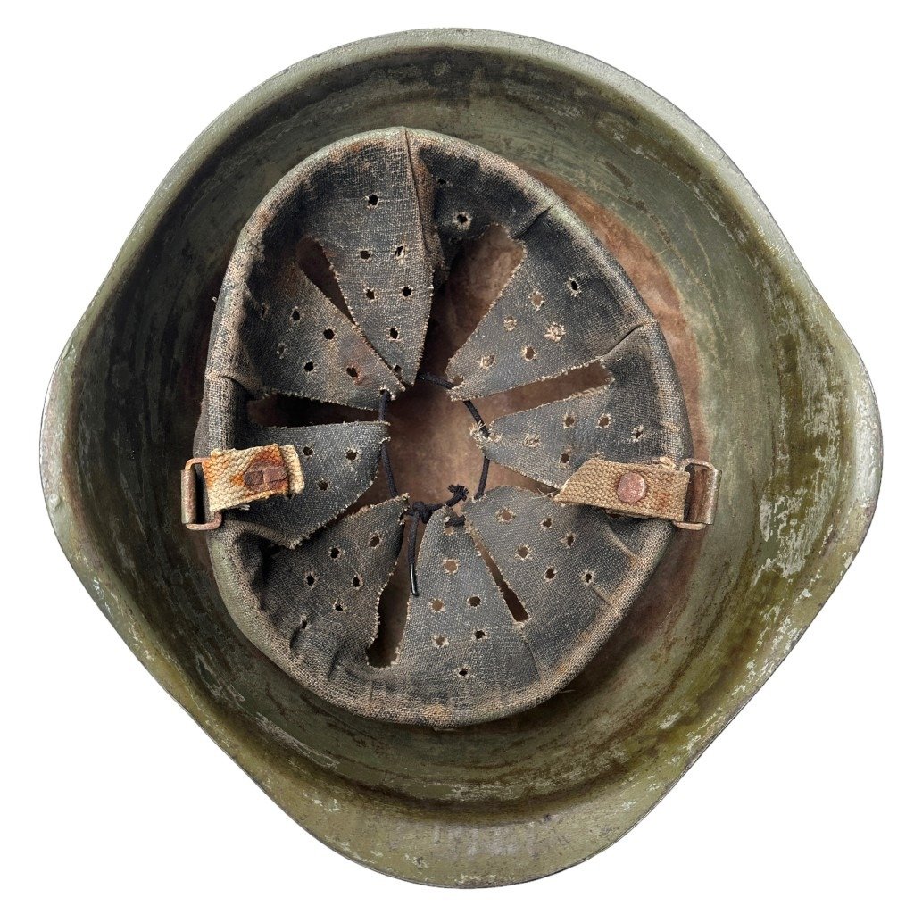 Original WWII Soviet/Russian SSH39 'Blokadnik' helmet — image 6