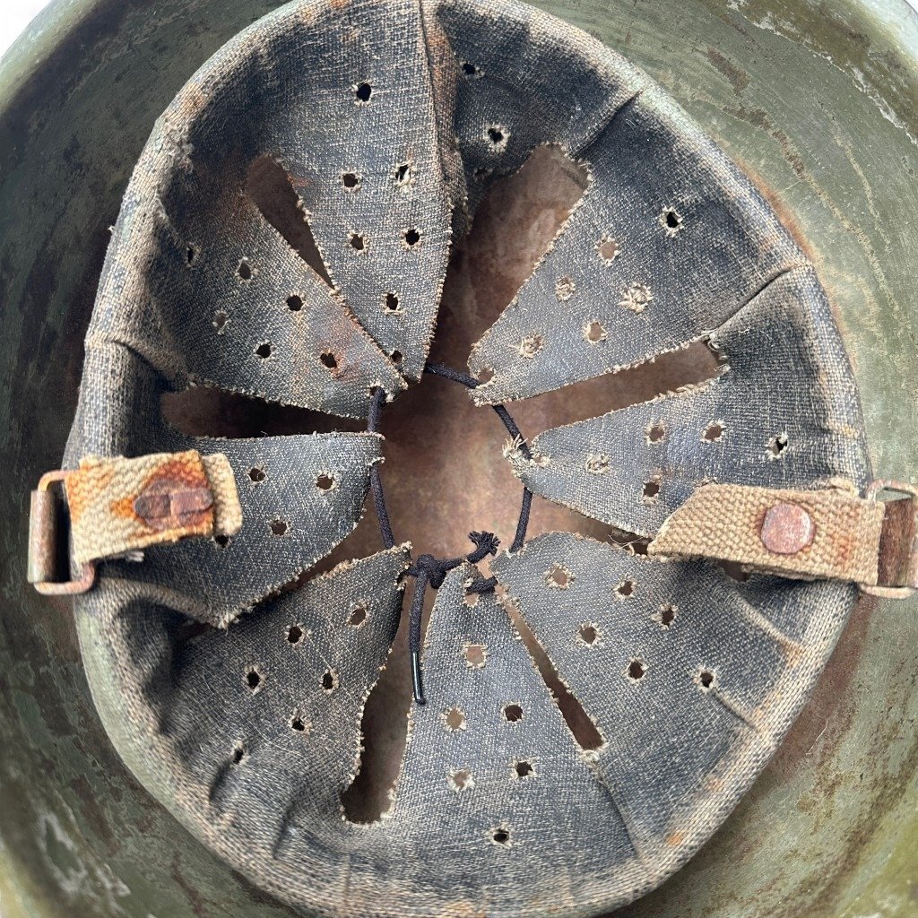 Original WWII Soviet/Russian SSH39 'Blokadnik' helmet — image 7