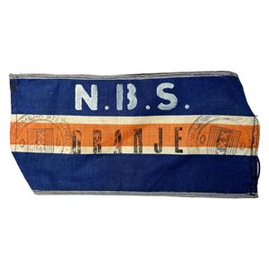 Original WWII Dutch Binnenlandse Strijdkrachten 'Oranje' armband for the city …