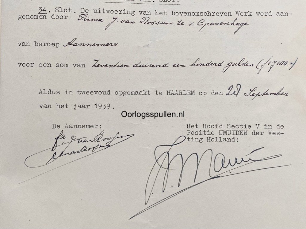 Original Pre 1940 Dutch army building plans for barracks at IJmuiden — image 23
