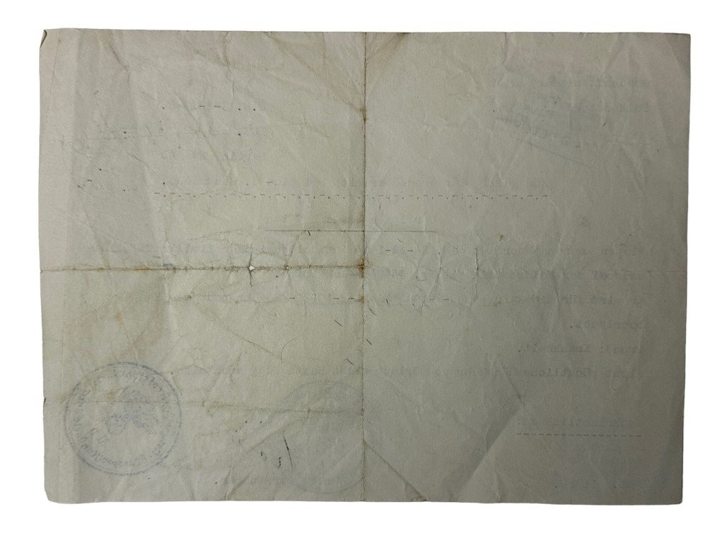 Original WWII Dutch NSKK 'Urlaubschein' — image 6