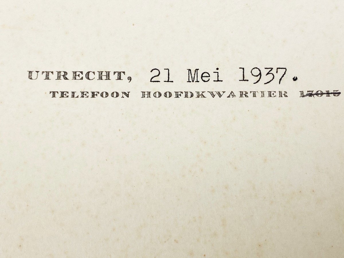 Original WWII Dutch NSB leader Anton Mussert letter — image 6