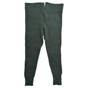 Original WWII Italian green wool underpants