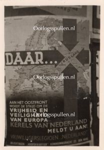 Original WWII Dutch collaboration poster photo