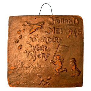 Original WWII Dutch liberation tile