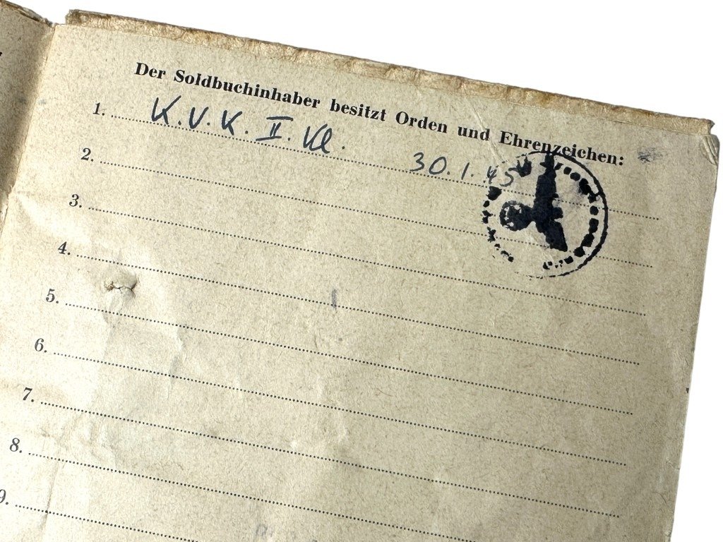 Original WWII Dutch Waffen-SS officers soldbuch — image 15