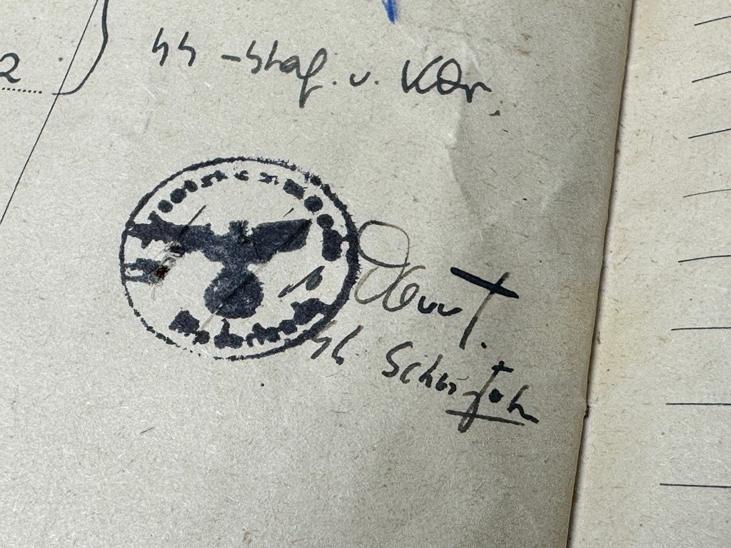 Original WWII Dutch Waffen-SS officers soldbuch — image 24