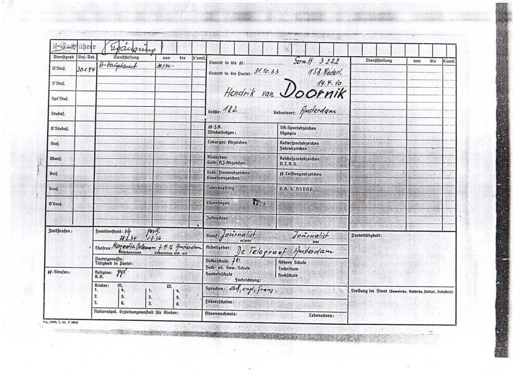 Original WWII Dutch Waffen-SS officers soldbuch — image 4